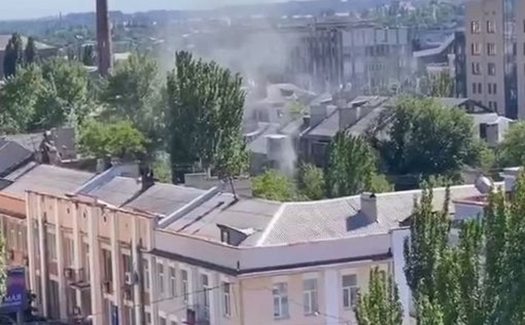 Возле офиса главы ДНР в центре Донецка произошёл взрыв