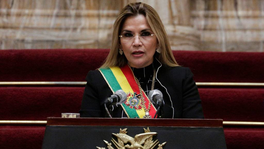 Жанин Аньес, экс-президент Боливии