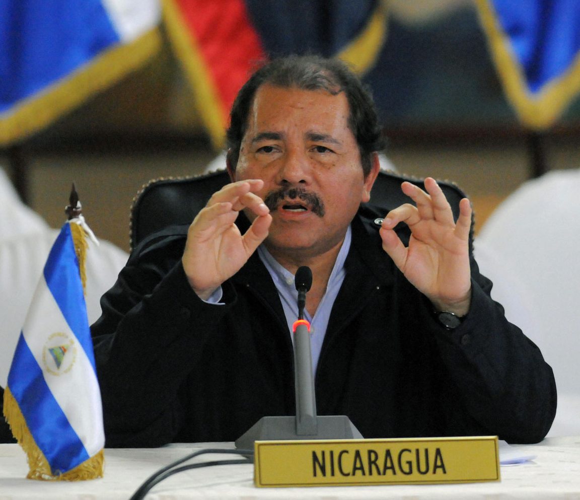 президент Никарагуа Даниэль Ортега