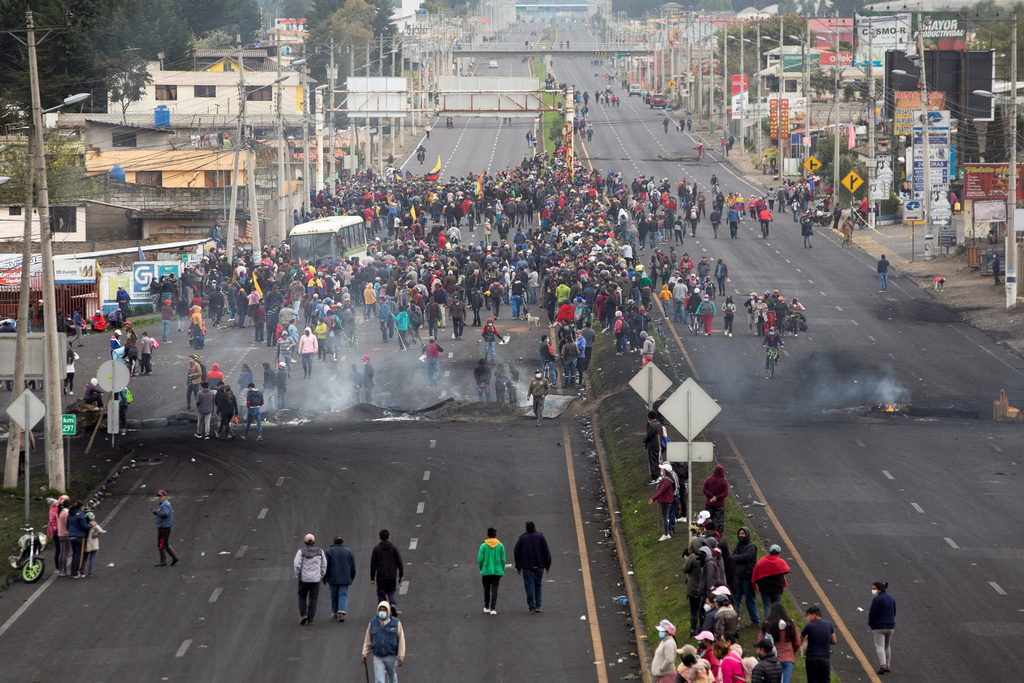 митинги в Эквадоре 2022
