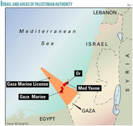 палестинское месторождение газа