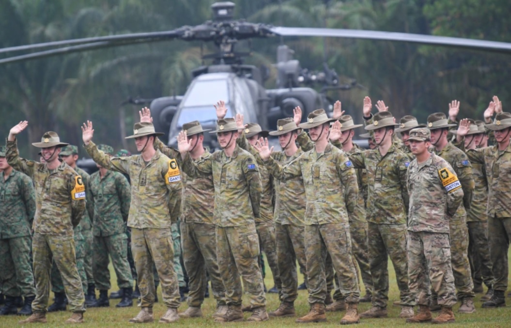 Австралийские солдаты на учениях в Индонезии