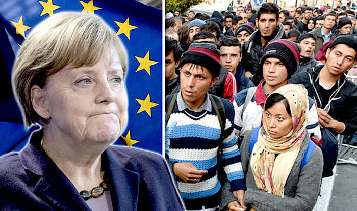 Меркель и беженцы