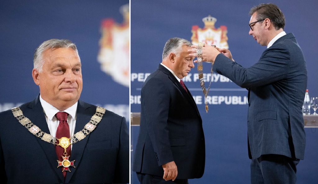 Сербия наградила Орбана орденом «За заслуги перед Республикой Сербия»