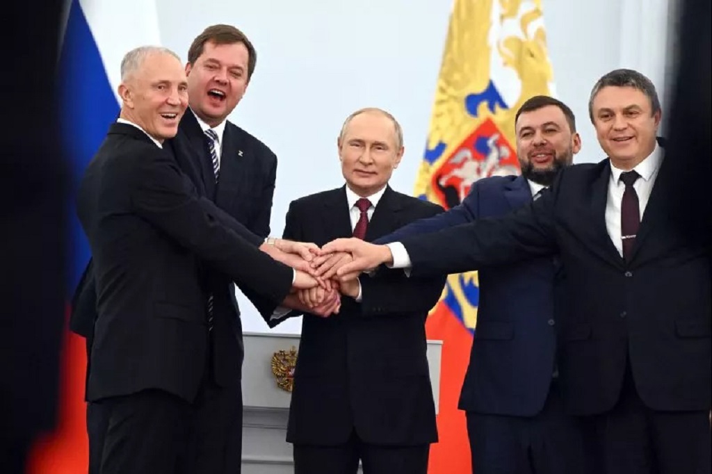 В Кремле подписаны договоры о включении в состав России новых территорий