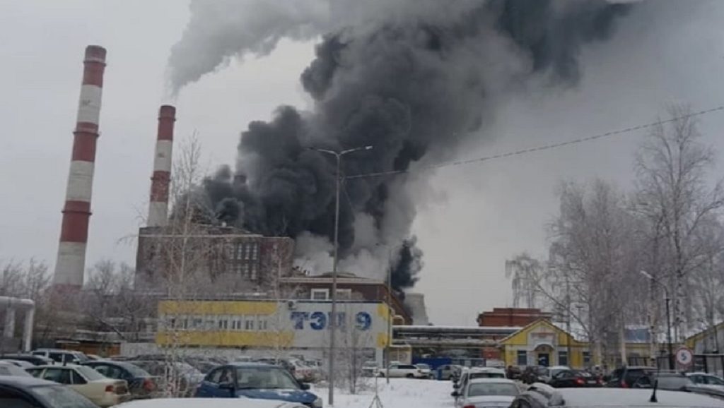 пожар на ТЭЦ в Перми