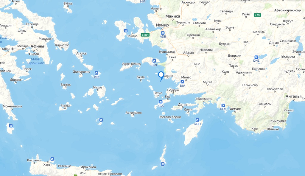 инцидент между греками и турками возле острова Фармакониси