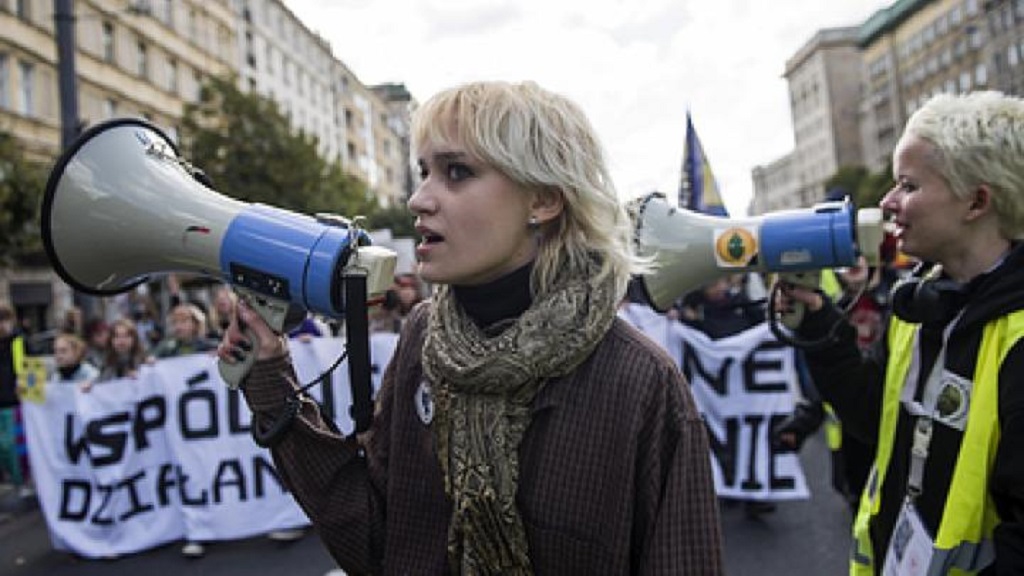 Жители Польши протестуют против участия в конфликте на Украине