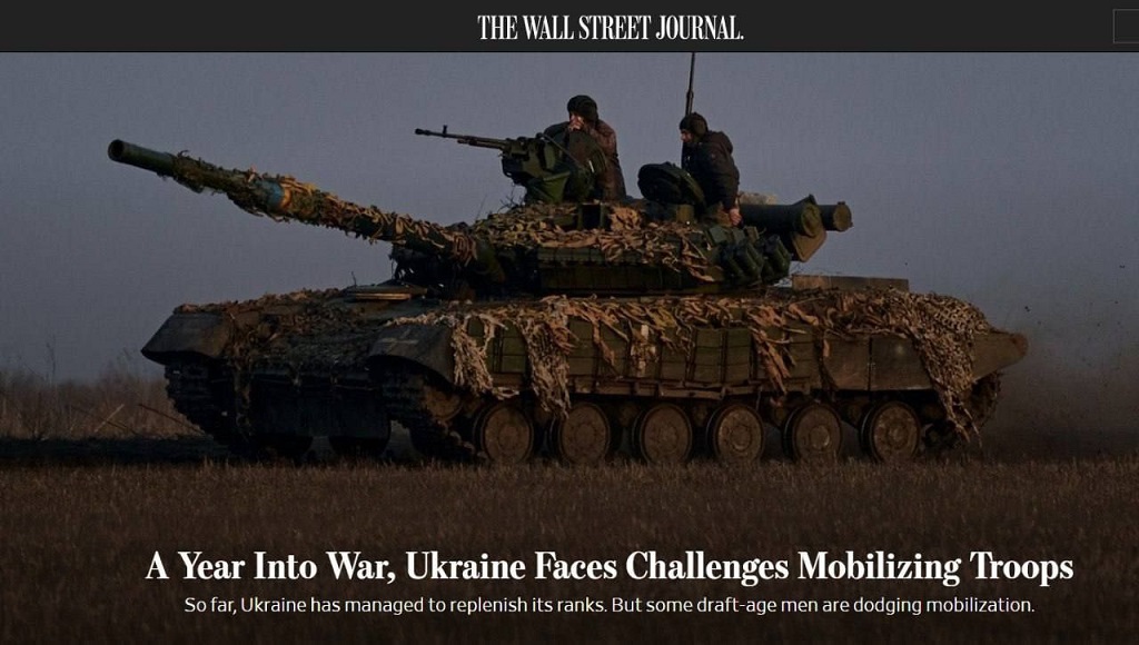 Wall Street Journal: проблемы с набором в ВСУ Киев компенсирует больными и необученными