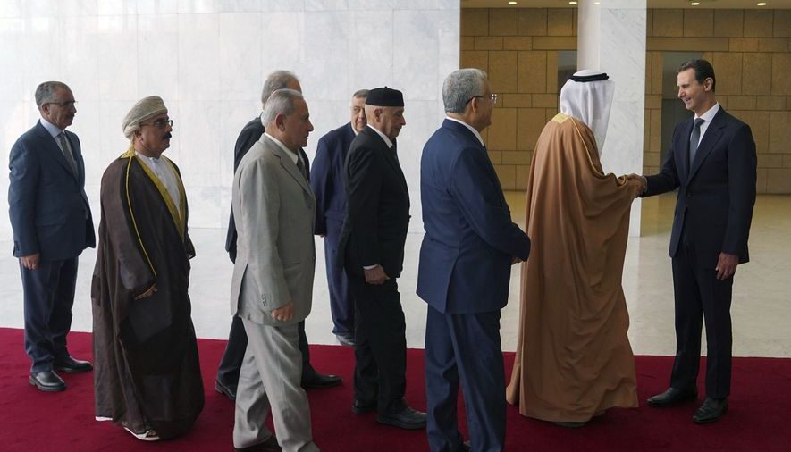 представители арабских стран встретились с Башаром Асадом