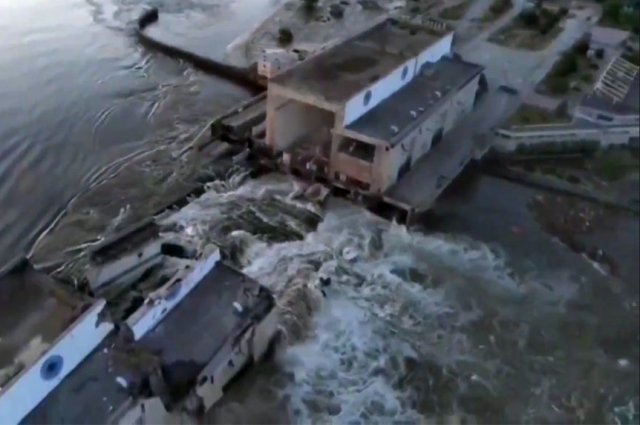 разрушение Каховской ГЭС