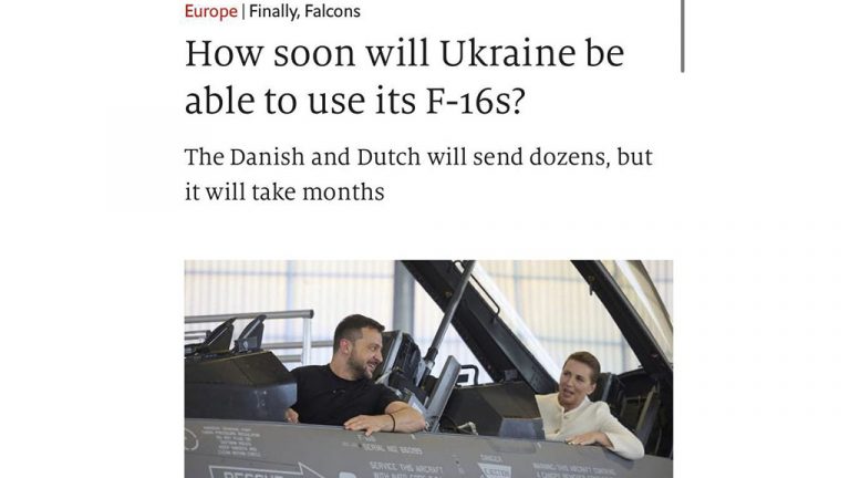 На Западе не верят, что поставки F-16 помогут Украине