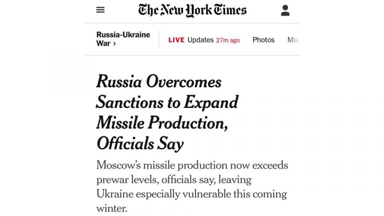 Россия преодолела санкции и наращивает военное производство