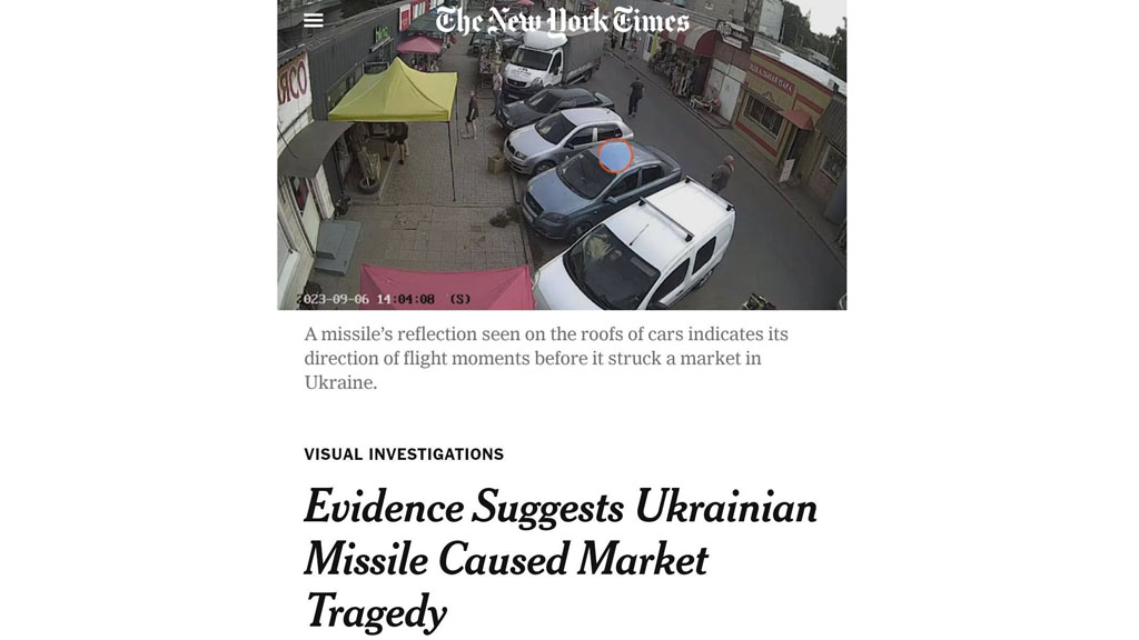 NY Times подтверждает то, о чём ANNA NEWS сообщало в рубрике «Антифейк» буквально на следующий день после трагедии. Тогда мы подробно рассказали, почему удар по мирным гражданам нанесли именно ПВО Украины.