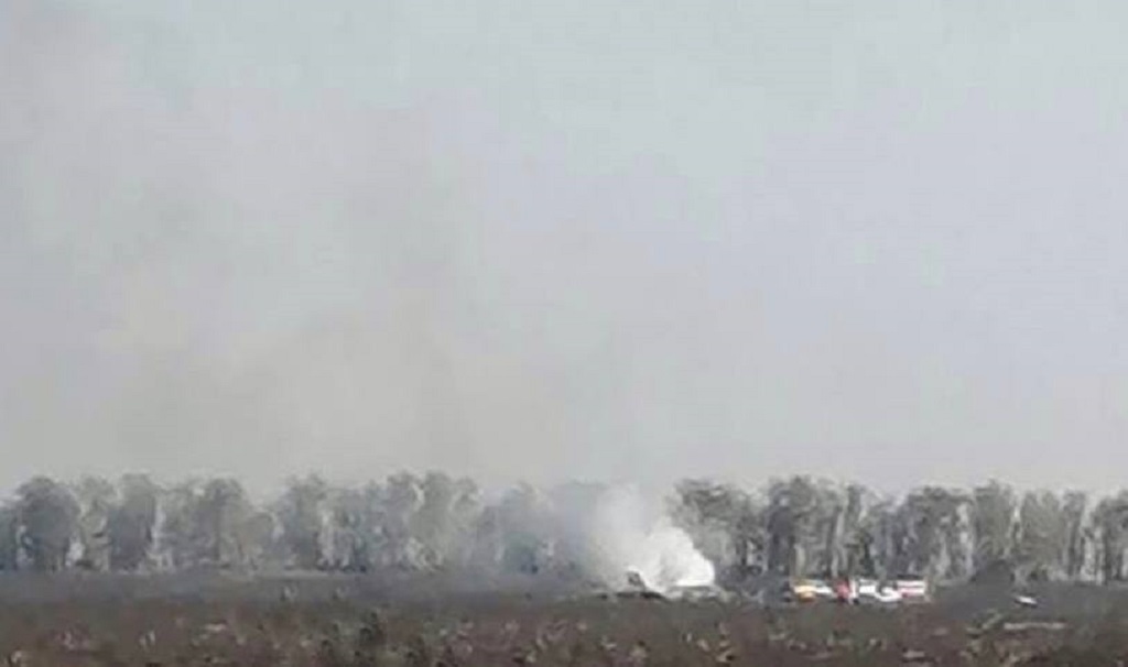 В Воронежской области упал Су-34 – экипаж смог спастись