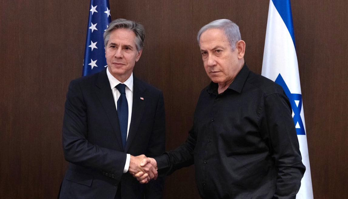 Блинкен и Нетаньяху