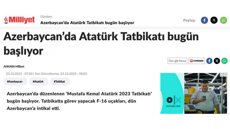 В Азербайджане начались азербайджано-турецкие учения