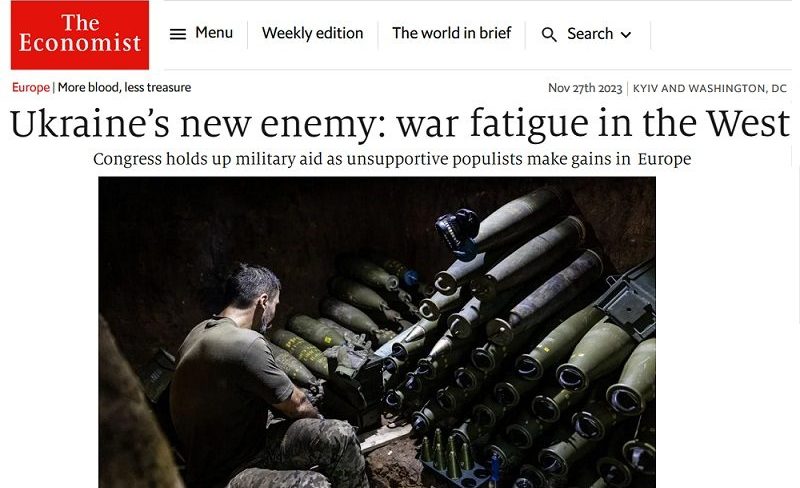 The Economist пишет об усталости Запада как новом враге Украины