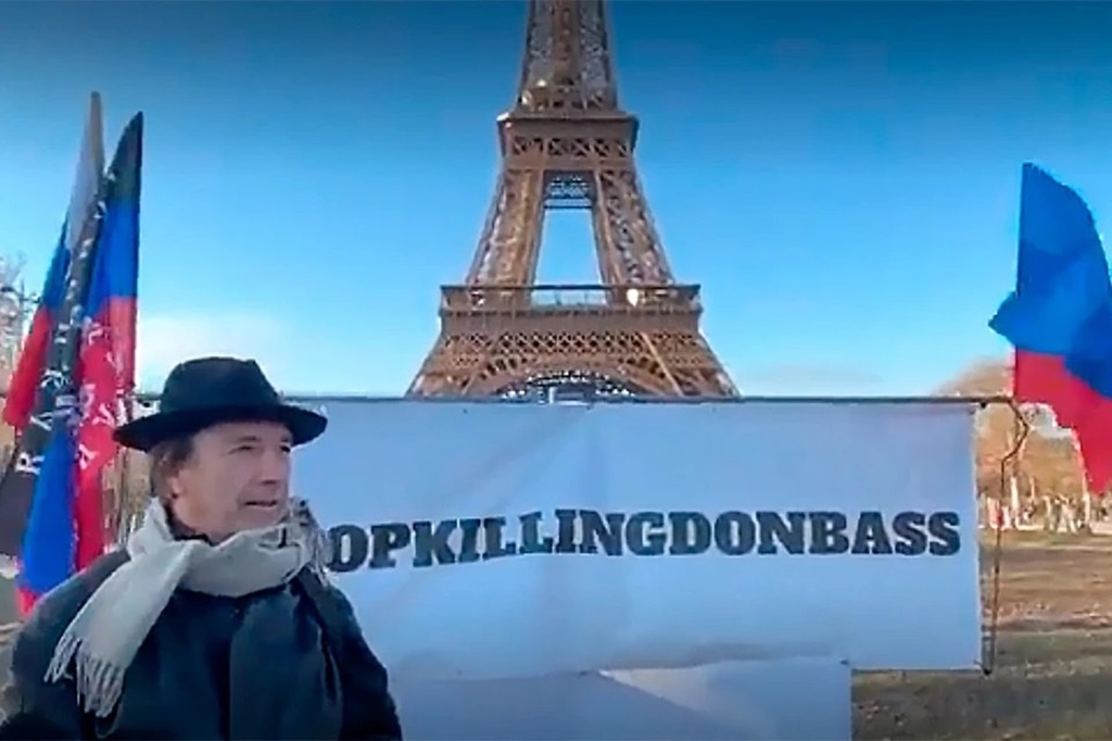 В центре Парижа провели акцию в поддержку Донбасса