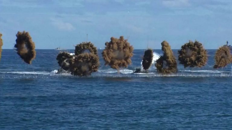 В ответ на обстрел КНДР Южная Корея провела учения на островах в Желтом море