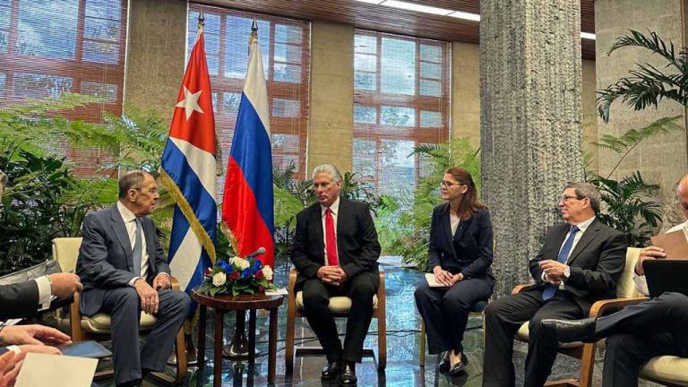 Сергей Лавров встретился с президентом Кубы