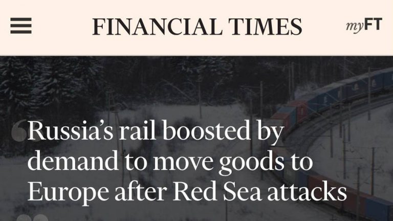 Из-за кризиса в Красном море РЖД ожидает рост прибыли