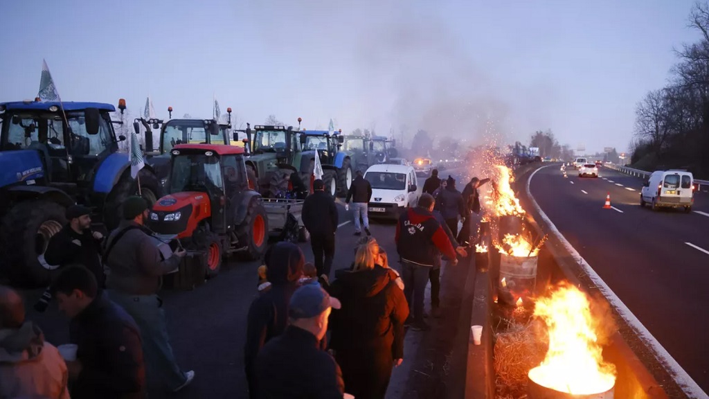 протесты фермеров в Европе