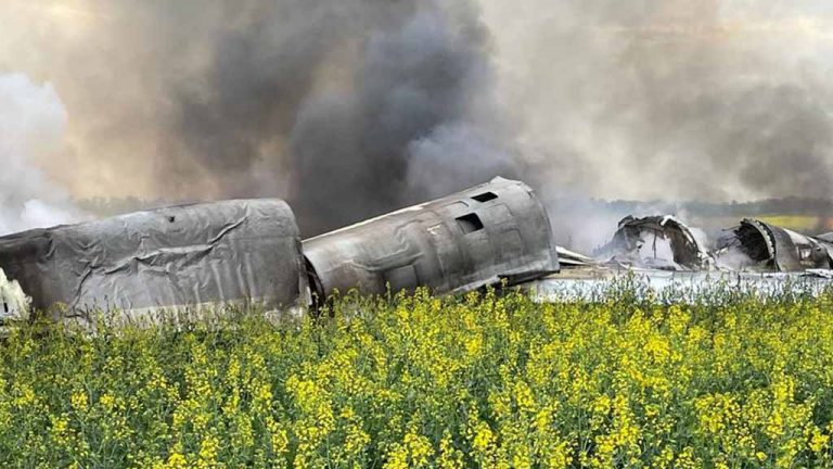 В Ставропольском крае разбился бомбардировщик Ту-22М3 ВКС России