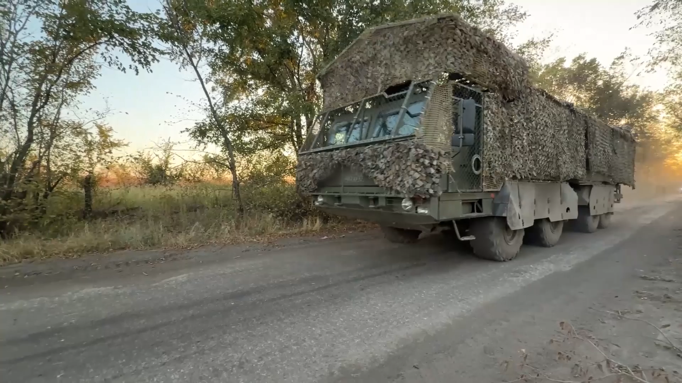 САУ «Гиацинт-К» на красноармейском направлении