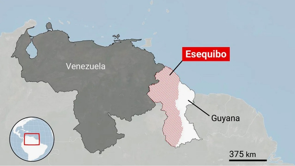 Район Эссекибо, на который претендует Венесуэла