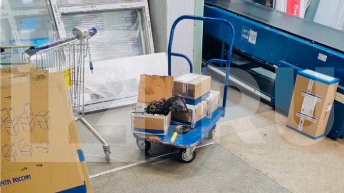 Взрывоопасная посылка на почте Санкт-Петербурга