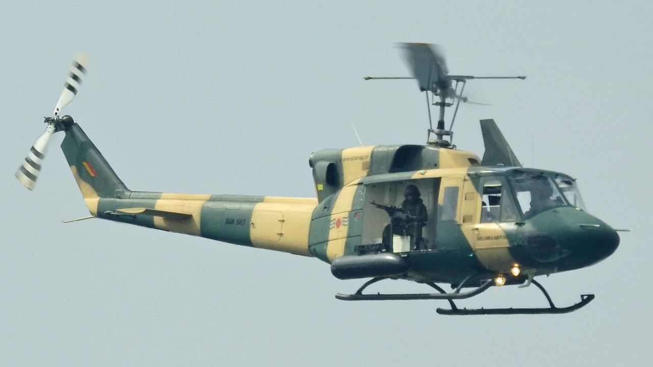 ВВС Шри-Ланки потеряли вертолёт Bell 212