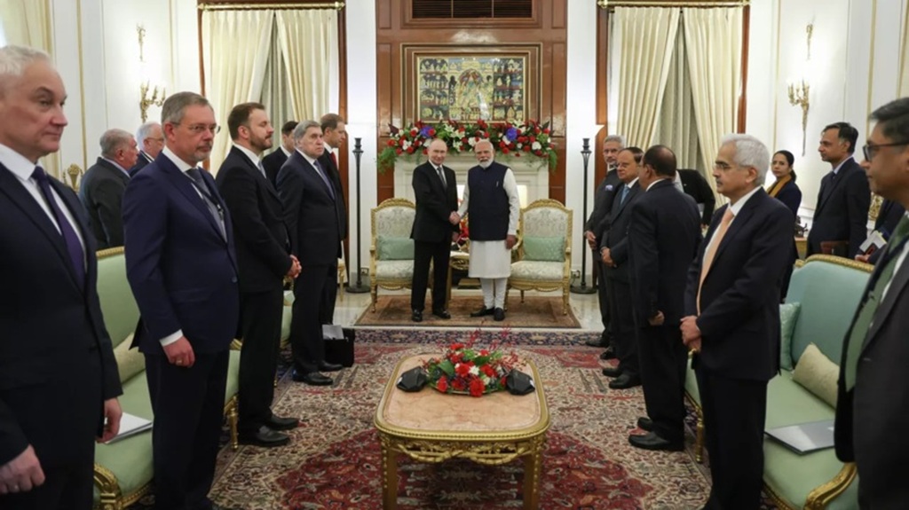 В Кремле представили совместное заявление Путина и Моди по окончании переговоров