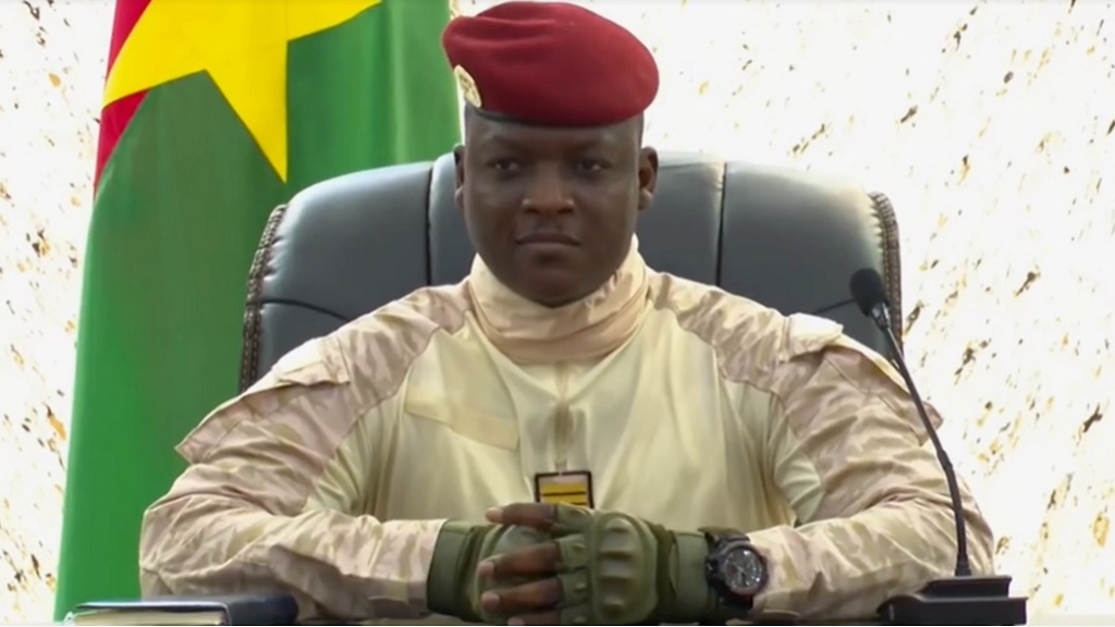 Президент Буркино-Фасо, капитан Ибрагим Траоре