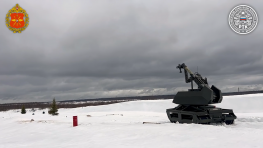 НТРК «Курьер» с миномётом показали на видео