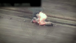 Уничтожение фуры с БПЛА ВСУ показали на видео